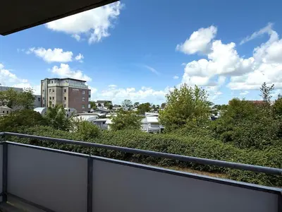 Blick auf einen Fluss in der Nähe der Ferienwohnung