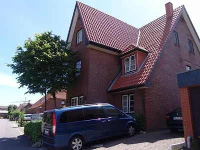 Das Gebäude in dem sich die Ferienwohnung befindet
