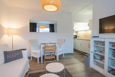 Küche/Küchenzeile in der Unterkunft Ferienwohnung Glück & Seelig