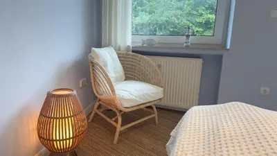 Ein Bett oder Betten in einem Zimmer der Unterkunft Haus Frauenpreis Wohnung 57