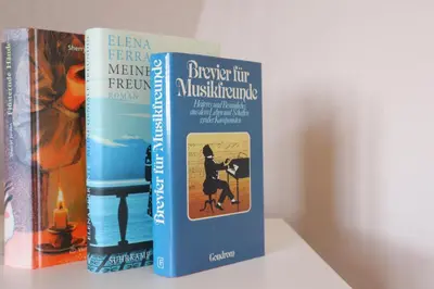 Die Bibliothek in der Ferienwohnung