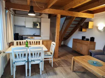 Küche/Küchenzeile in der Unterkunft 4 Personen Ferienhaus mit zwei Toiletten in Otterndorf