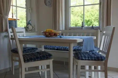 Grundriss der Unterkunft 4 Personen Ferienhaus mit zwei Toiletten in Otterndorf