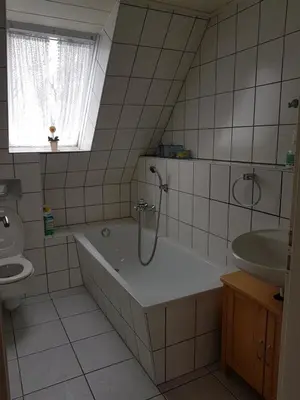 Ein Badezimmer in der Unterkunft Berberhof