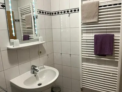 Ein Badezimmer in der Unterkunft Whg 2 Tanja