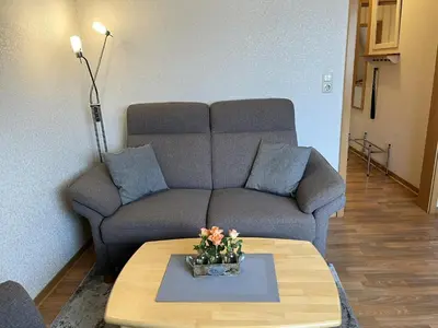 Ein Sitzbereich in der Unterkunft Whg 2 Tanja