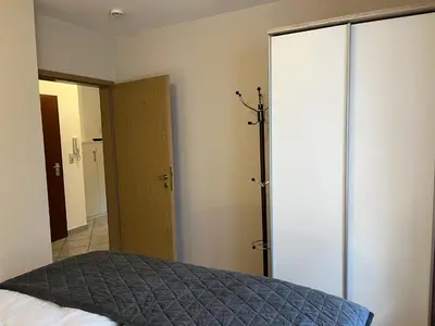Ein Bett oder Betten in einem Zimmer der Unterkunft Kleine Freiheit