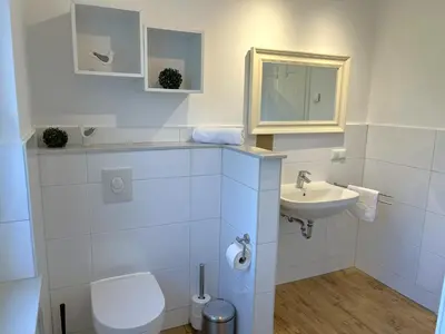 Ein Badezimmer in der Unterkunft Nordstrand