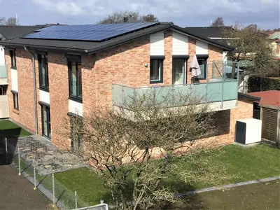 Das Gebäude in dem sich die Ferienwohnung befindet