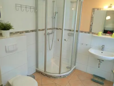 Ein Badezimmer in der Unterkunft Wohnung List