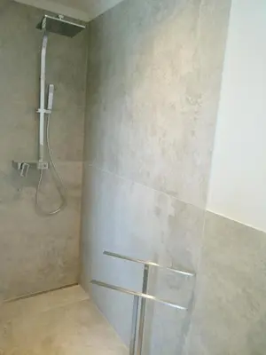 Ein Badezimmer in der Unterkunft Royalsegel