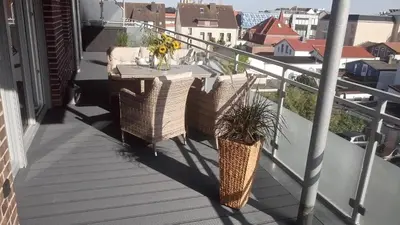 Ein Balkon oder eine Terrasse in der Unterkunft Penthouse Code Zero