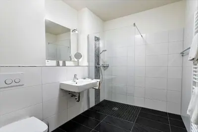 Ein Badezimmer in der Unterkunft Lenia 1