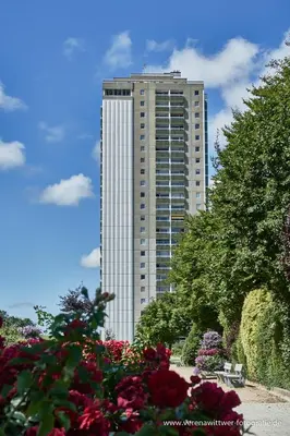 Das Gebäude in dem sich die Ferienwohnung befindet