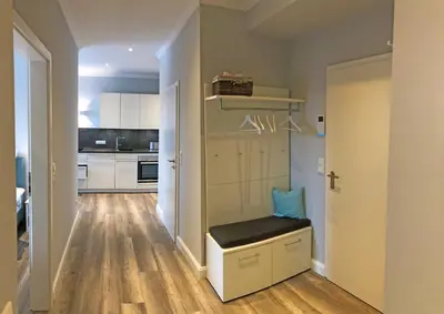 Küche/Küchenzeile in der Unterkunft Penthouse meertied