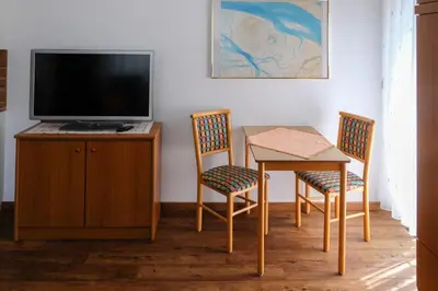 TV/Unterhaltungsangebot in der Unterkunft Ferienwohnung Herzmuschel