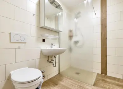 Ein Badezimmer in der Unterkunft Ernst-Gock-Weg 53