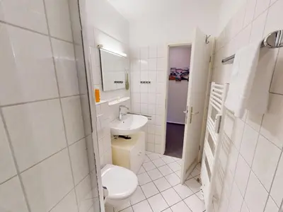 Ein Badezimmer in der Unterkunft Stranddüne - 5