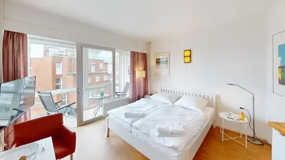 Ein Bett oder Betten in einem Zimmer der Unterkunft Seehütte - 304