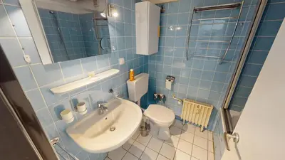 Ein Badezimmer in der Unterkunft Seehütte - 304