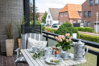 Ein Garten an der Unterkunft Viktorias Lieblingsplatz