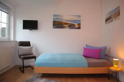 TV/Unterhaltungsangebot in der Unterkunft Ferienhaus De lüttje Mööv