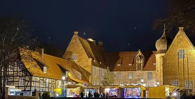 Das Gebäude in dem sich die Ferienwohnung befindet