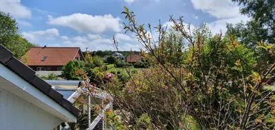 Ein Garten an der Unterkunft 4 Sterne Ferien Martens