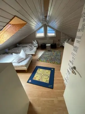 Ein Bett oder Betten in einem Zimmer der Unterkunft Nordsee