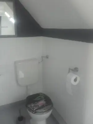 Ein Badezimmer in der Unterkunft HuPes-Ferienhaus