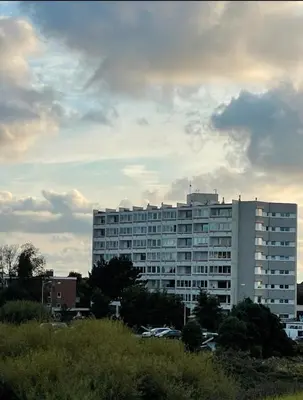 Das Gebäude in dem sich die Ferienwohnung befindet