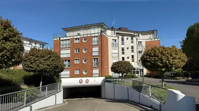 Das Gebäude in dem sich die Ferienwohnung befindet