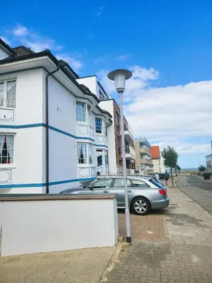 Das Gebäude in dem sich die Ferienwohnung befindet