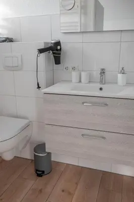 Ein Badezimmer in der Unterkunft Noch ´ne Brise Wohnung 2 Tertius