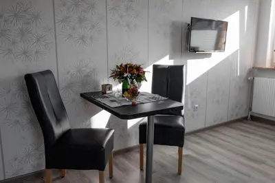 Ein Sitzbereich in der Unterkunft Noch ´ne Brise Wohnung 2 Tertius