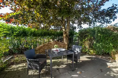 Ein Garten an der Unterkunft Haus Regenpfeifer Wohnung 2