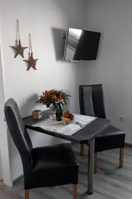 TV/Unterhaltungsangebot in der Unterkunft Noch ´ne Brise Wohnung 3 Blauort