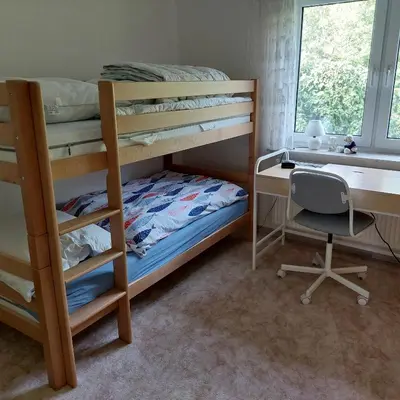 Ein Bett oder Betten in einem Zimmer der Unterkunft Haus Elke