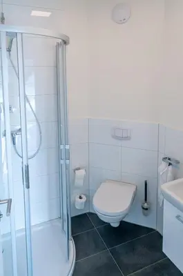 Ein Badezimmer in der Unterkunft Penthouse-Wohnung