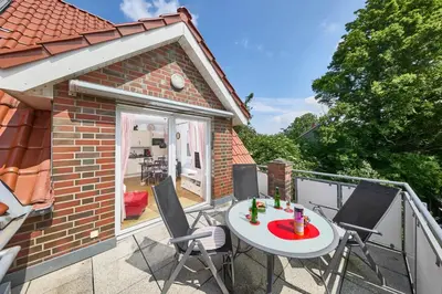 Ein Balkon oder eine Terrasse in der Unterkunft Saphir - 4
