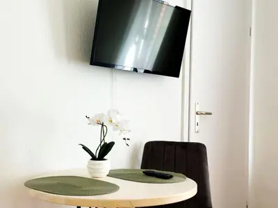 TV/Unterhaltungsangebot in der Unterkunft Brunsbüttel City Apartments 1