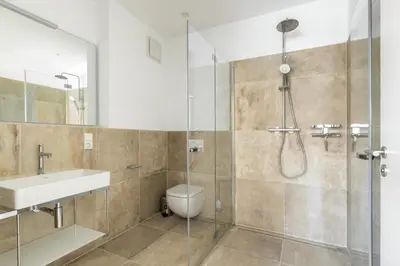 Ein Badezimmer in der Unterkunft Ferienwohnung Lichtblick