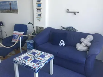 Ein Sitzbereich in der Unterkunft Haus Seeterrassen, App 06
