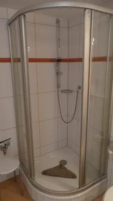 Ein Badezimmer in der Unterkunft Haus Nordseeblick, App 26