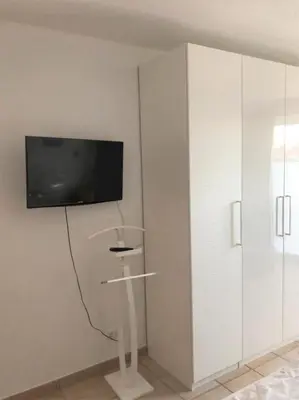 TV/Unterhaltungsangebot in der Unterkunft Haus Nordseeblick, App 09
