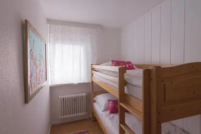 Ein Bett oder Betten in einem Zimmer der Unterkunft Haus Seehund
