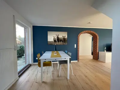 TV/Unterhaltungsangebot in der Unterkunft Nordsee Ferienhaus Gezeiten