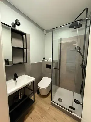 Ein Badezimmer in der Unterkunft Ferienwohnung Zuhause Liebdolph