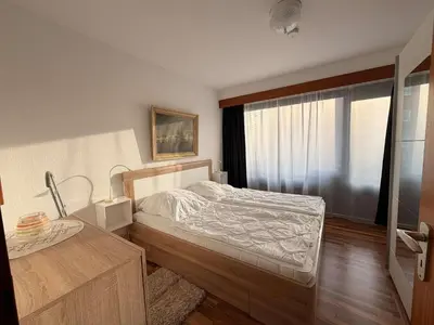 Ein Bett oder Betten in einem Zimmer der Unterkunft Haus Jan am Strand App WattenGlück