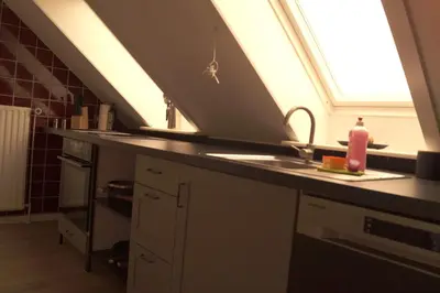 Küche/Küchenzeile in der Unterkunft Apartment in Friedrichskoog with 130 sqm